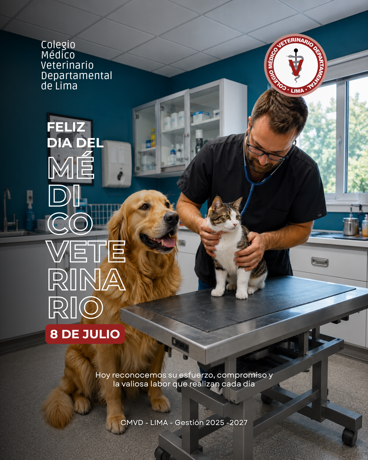 Saludo por el Día del Médico Veterinario Peruano