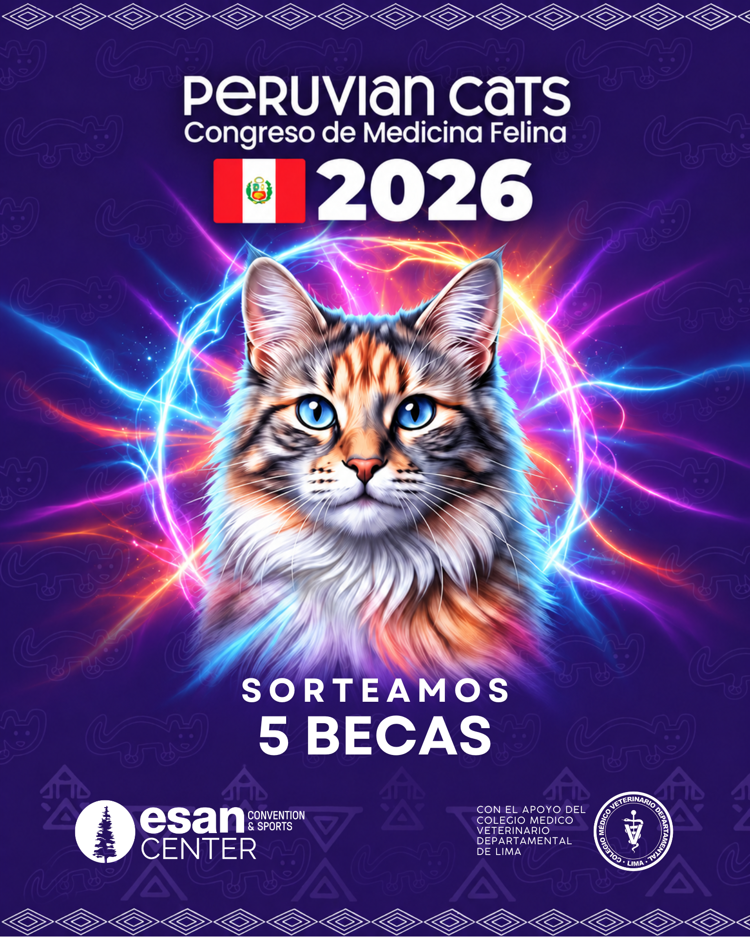 Gana una de las 5 becas para participar en Peruvian Cats 2026